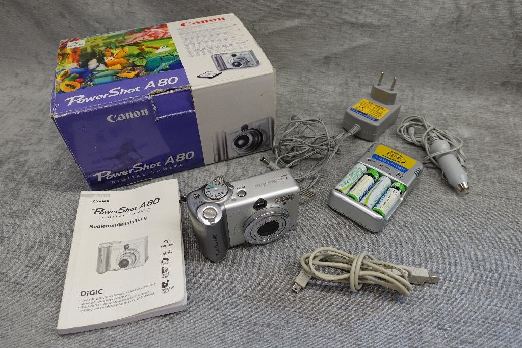 Retro CANON PowerShot A80 Digital Camera / Fototoestel, Audio, Tv en Foto, Fotocamera's Digitaal, Ophalen of Verzenden, Gebruikt