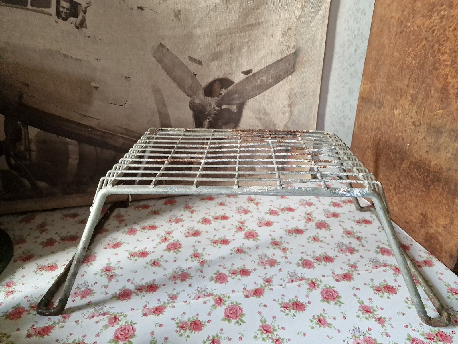 Oud metalen caravan opstapje, Ophalen of Verzenden