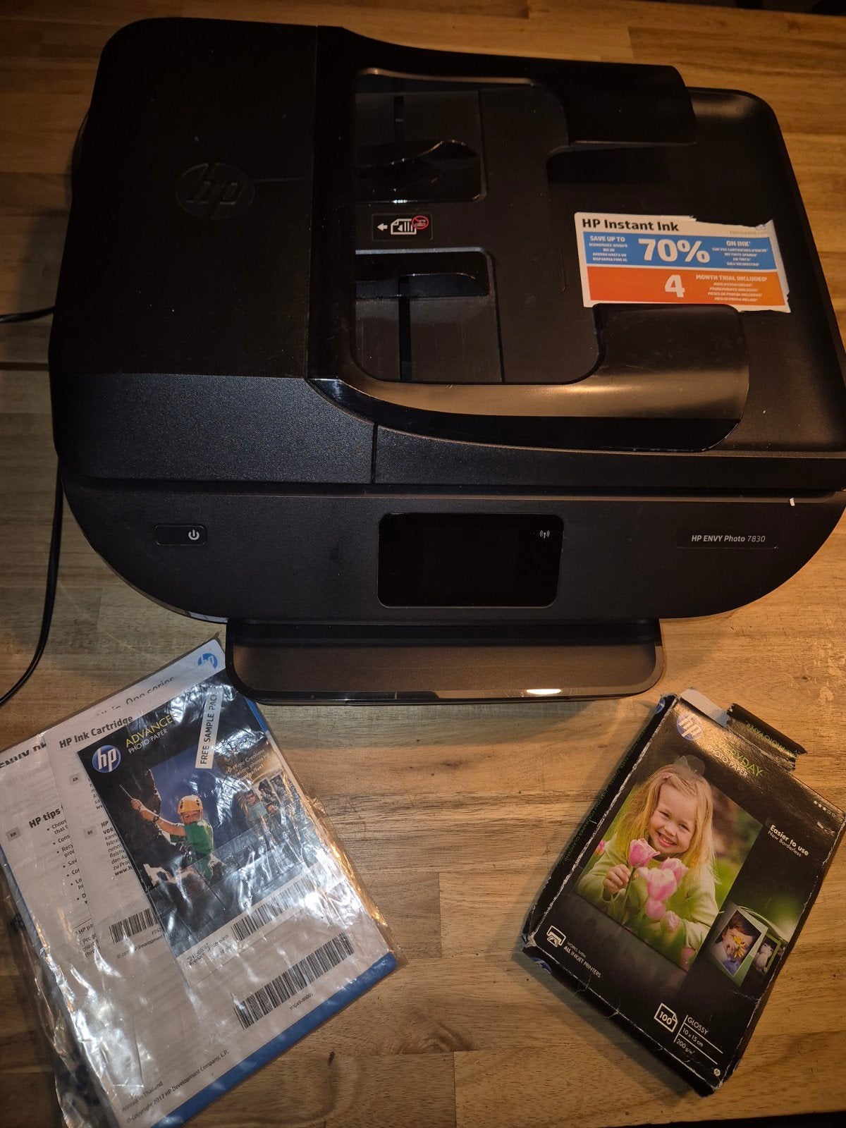 HP Envy Photo 7830 All-in-One Printer (zonder cartridges), Ophalen, Gebruikt, Inkjetprinter, All-in-one