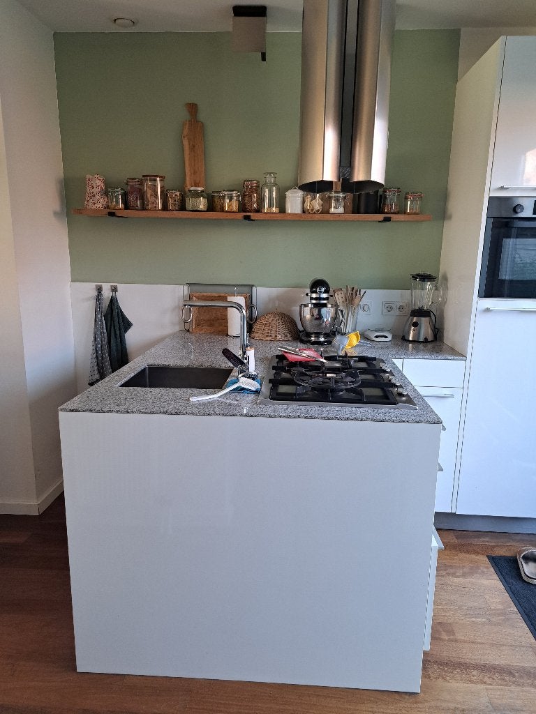 Keuken (geheel of delen) SieMatic, Ophalen, Gebruikt, Wit, Graniet of Steen