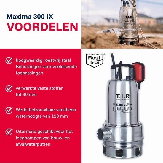 Vuilwaterpomp – Dompelpomp – Afvalwaterpomp, Corvance B.V., Verzenden, Nieuw, Corvancebol@gmail.com