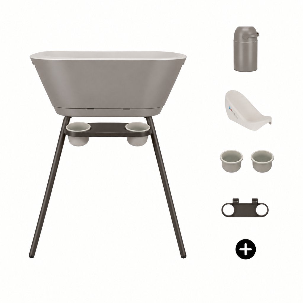 We-Too Badset 7-delig – Green Taupe, Kinderen en Baby's, Zo goed als nieuw, Badje, Standaard, Ophalen