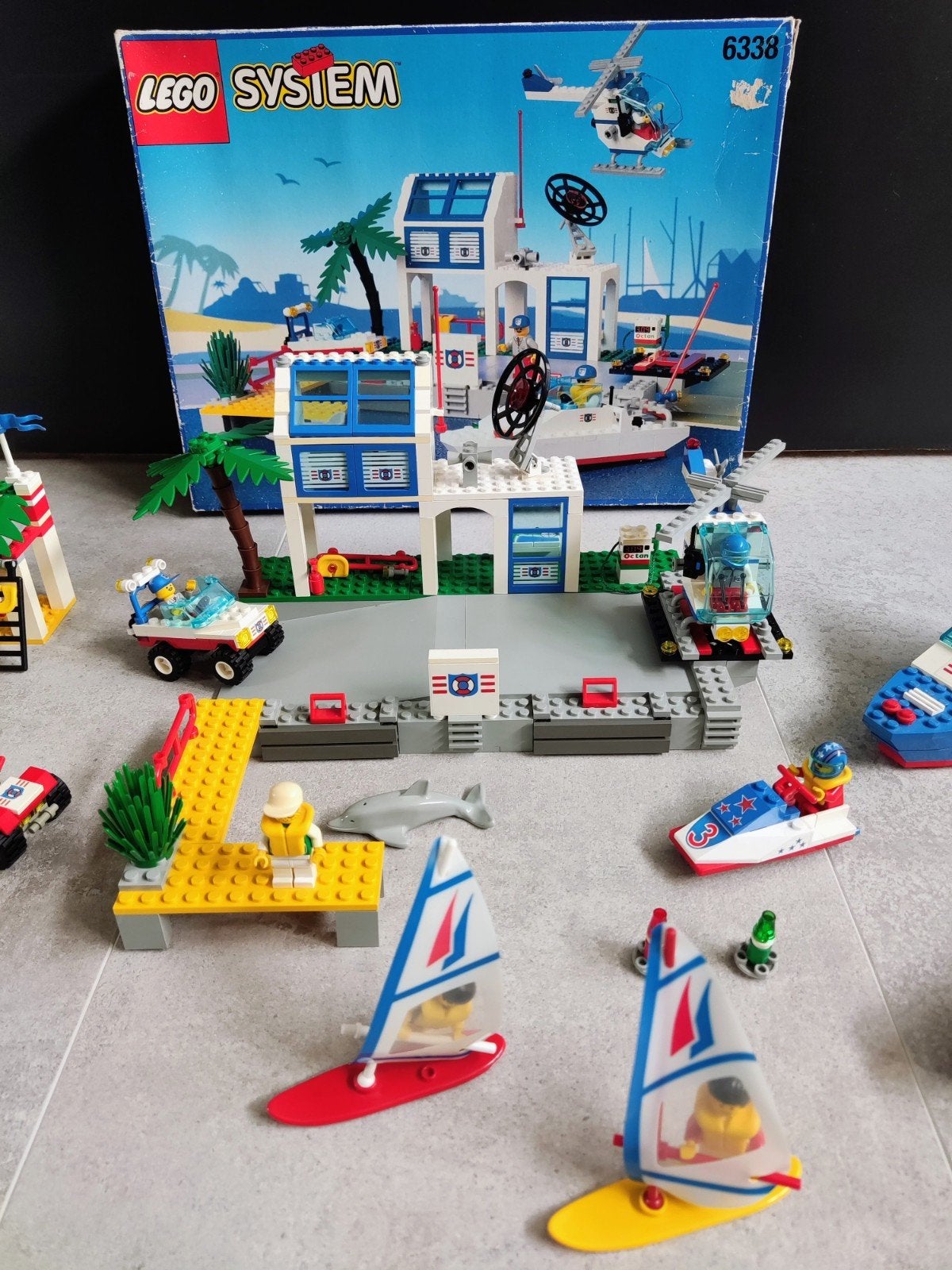 LEGO System : Speelgoed Haven met boten en helikopter, Ophalen of Verzenden
