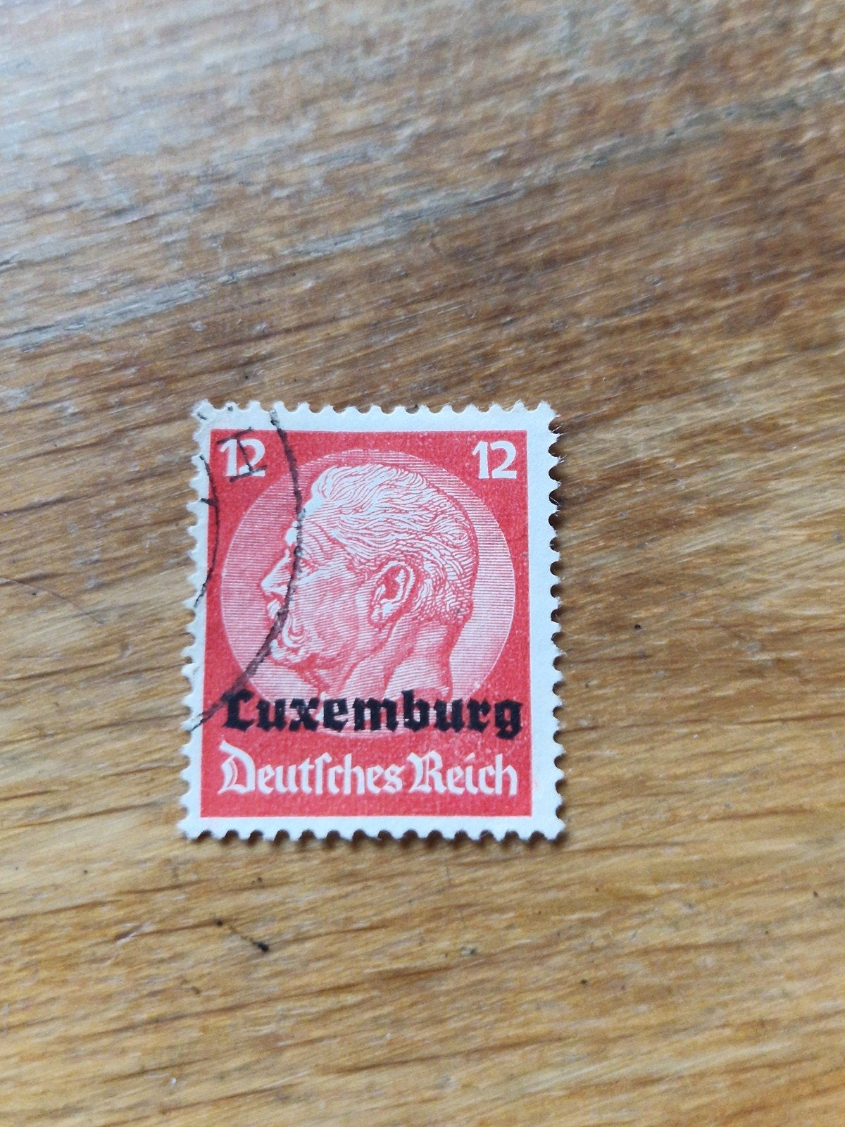 Duitse bezetting Luxemburg gestempeld 7, Ophalen of Verzenden, Duitse Keizerrijk, Gestempeld