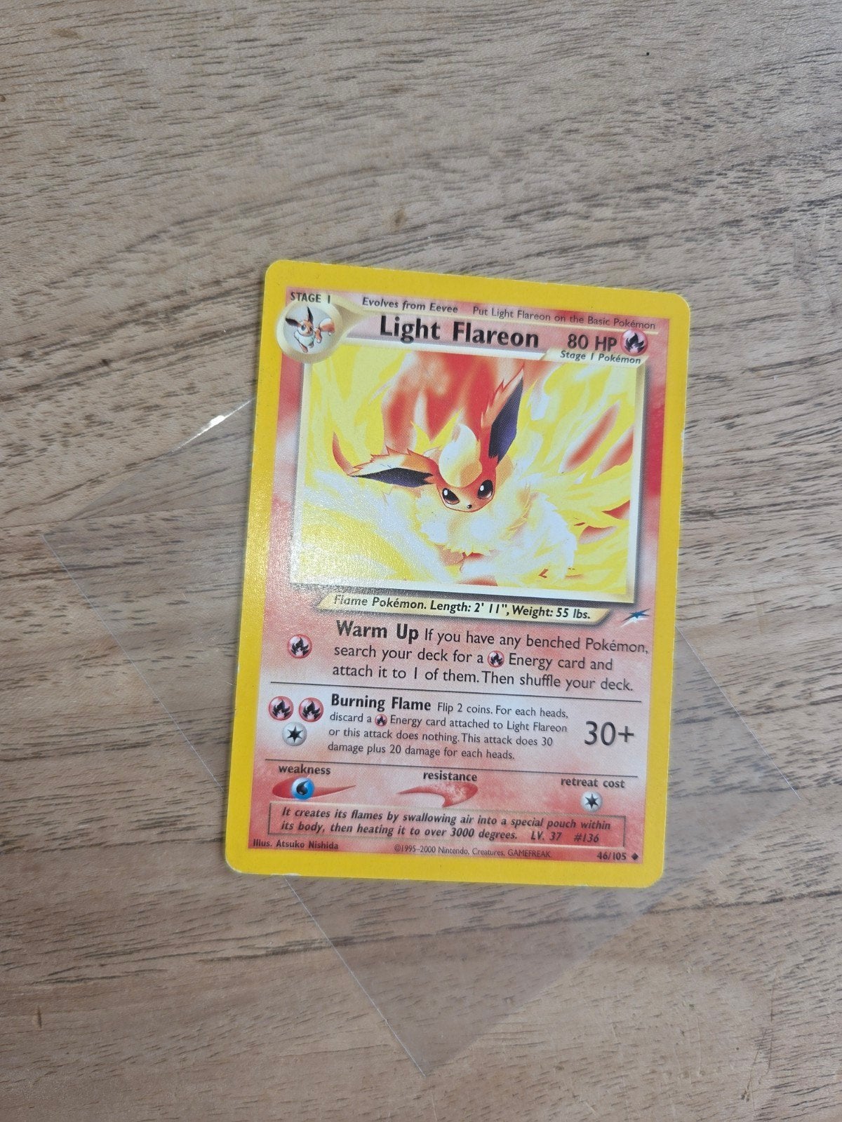 Light Flareon 46/105 Neo Destiny, Ophalen of Verzenden, Gebruikt