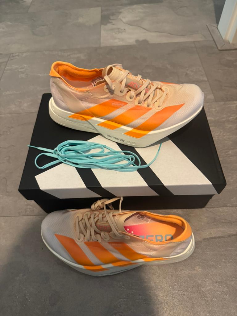 Adidas adizero adios pro 4 W hardloopschoenen, Ophalen, Zo goed als nieuw, Hardloopschoenen, Adidas