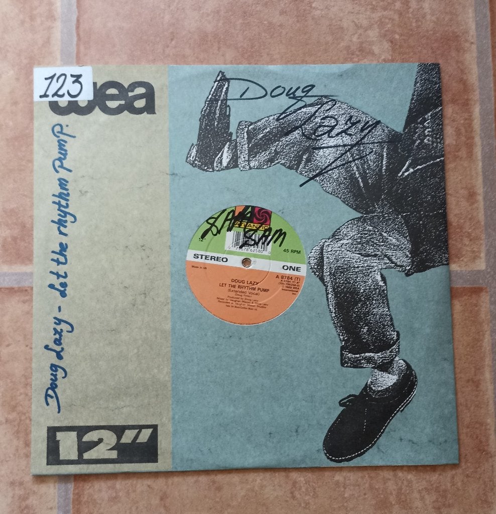 12'' Doug Lazy - Let the rhythm pump, Ophalen of Verzenden, Gebruikt, 12 inch, Overige genres