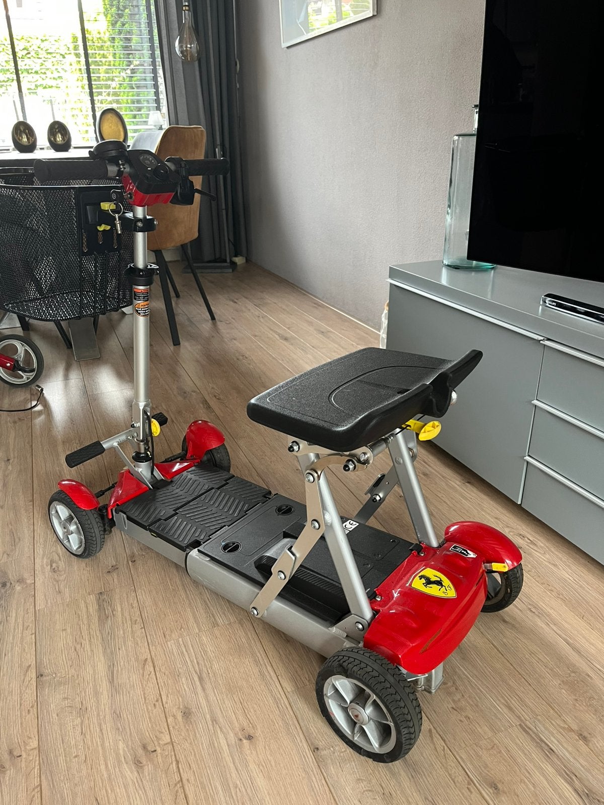 Vermeiren opvouwbare scootmobiel  Lichtgewicht 18 kilo, Diversen, Ophalen, 10 km/u of minder, Zo goed als nieuw, 15 km of minder
