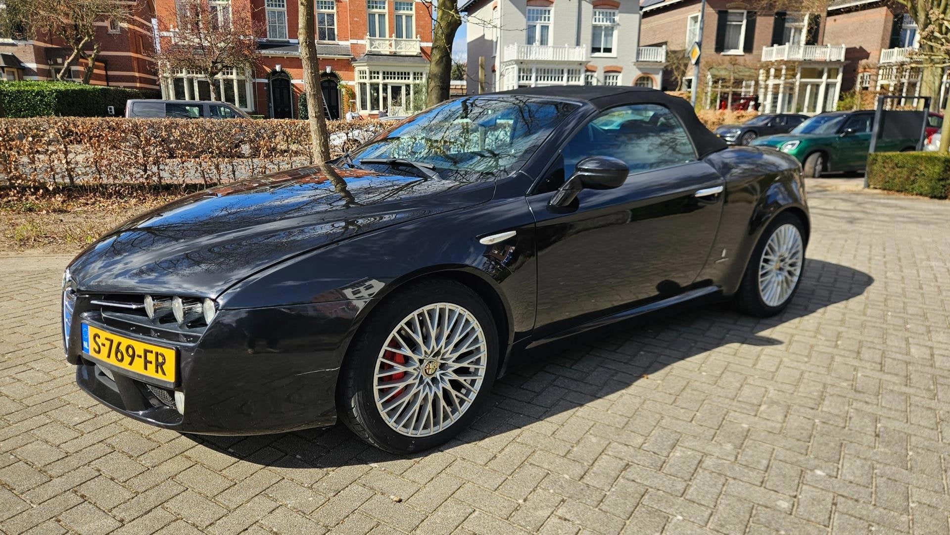 Alfa Romeo Spider 3.2 JTS Q4 vier wiel drive, 3195 cc, Gebruikt, Zwart, Cabriolet