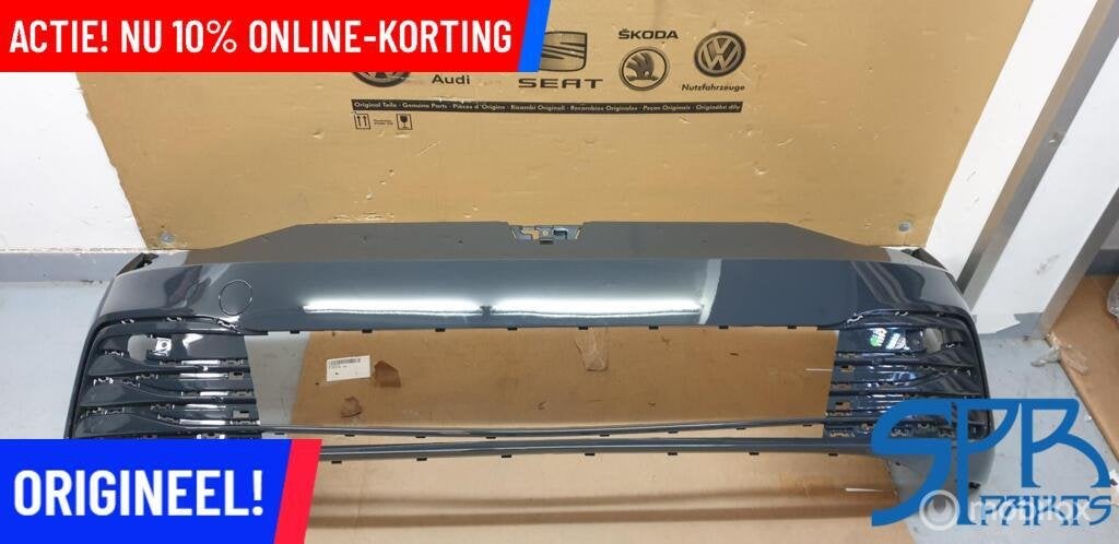 GOLF 8 VIII LI7F Voorbumper BUMPER 5H0807221H URANO GREY I7F, Nieuw, Ophalen of Verzenden, Bumper, Volkswagen