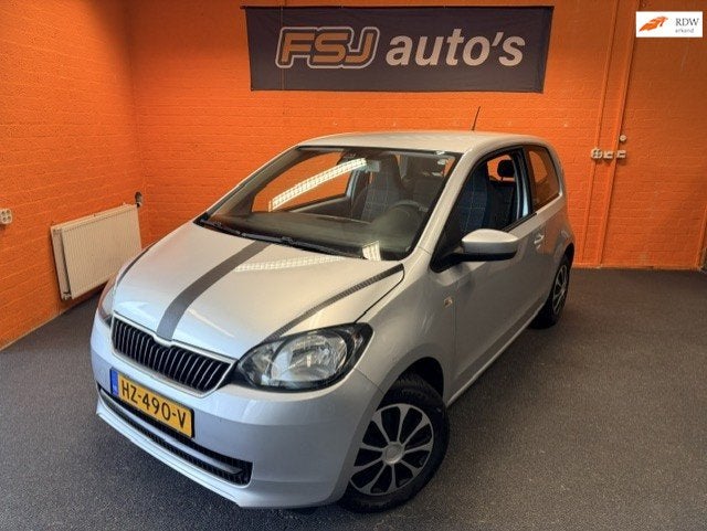 Skoda Citigo 1.0 / GREENTECH / ARCTIC-AIR / PDC / AIRCO!, Auto's, Voorwielaandrijving, Euro 5, Stof, Gebruikt