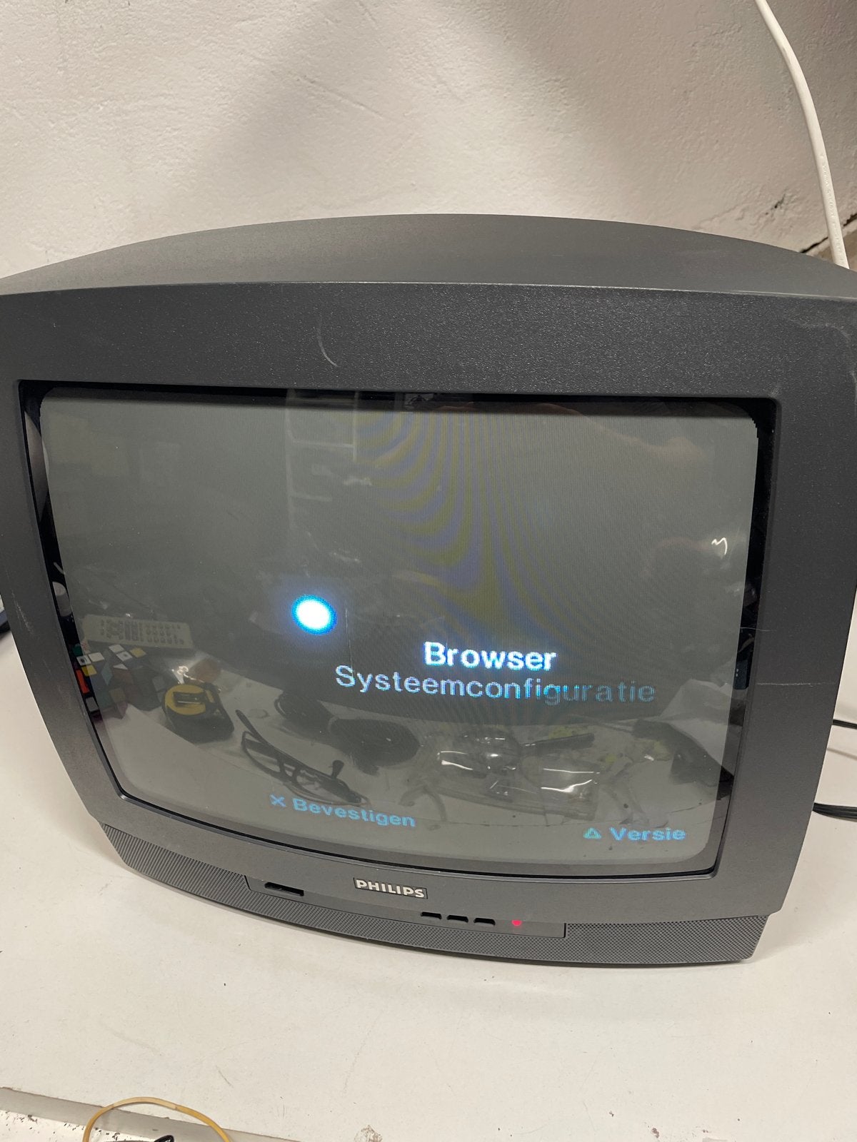 Philips CRT TV - Compacte Retro Televisie, Audio, Tv en Foto, Ophalen of Verzenden, Gebruikt, Minder dan 40 cm, Philips