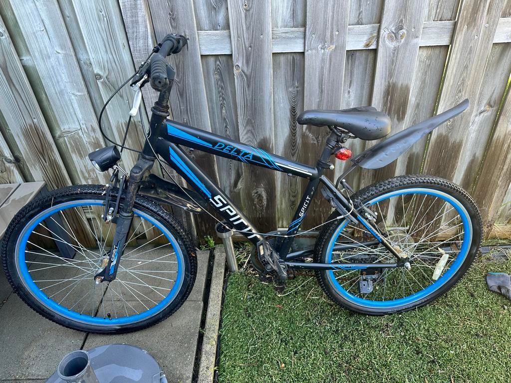 Spirit Delta 6-Speed Jongensfiets Blauw 24 Inch, Gebruikt, Hardtail, Ophalen, Overige merken