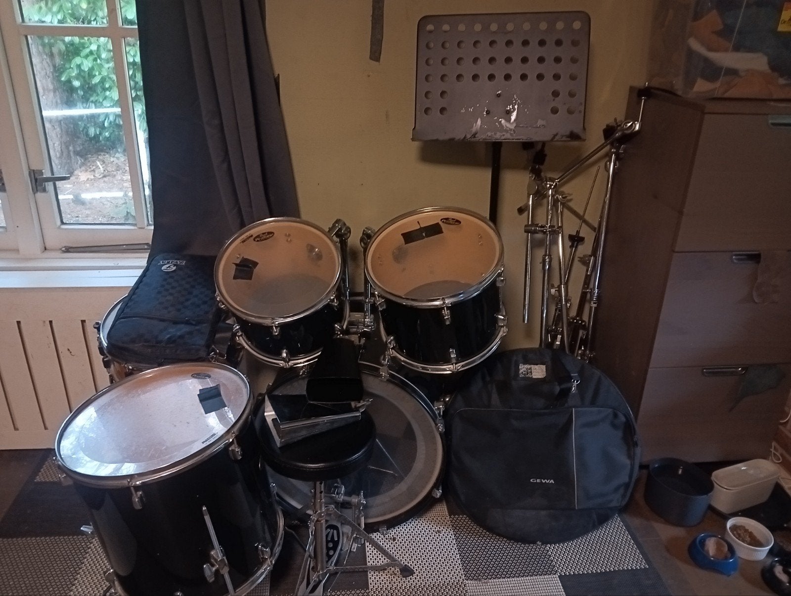 Compleet drumstel - Ideaal voor beginners/gevorderden, Muziek en Instrumenten, Ophalen, Gebruikt, Pearl