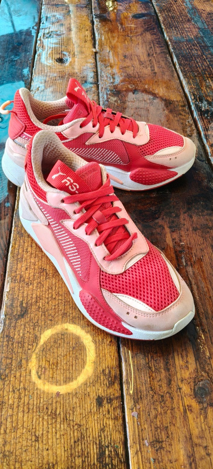 Zeldzaam; Puma RS-X Toys sneakers Bright Peach maat 39, Puma, Ophalen of Verzenden, Roze, Sneakers of Gympen