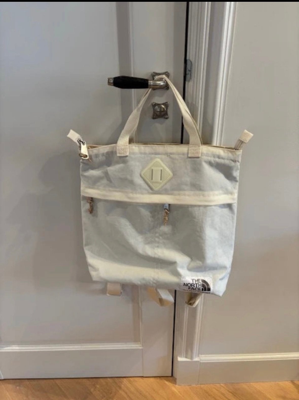 The North Face rugzak/tote bag - Lichtblauw, Overige merken, 25 tot 40 cm, Ophalen of Verzenden, Zo goed als nieuw