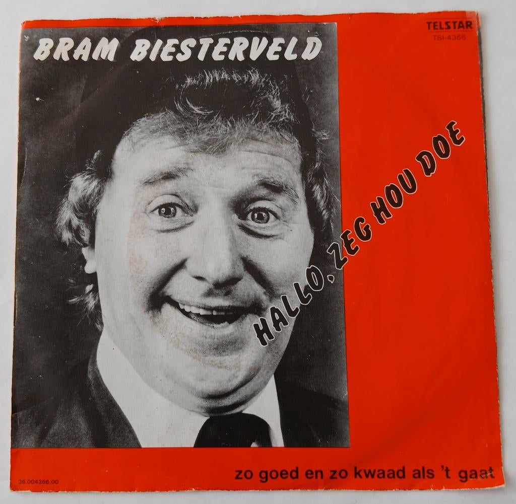 Bram Biesterveld - Hallo, zeg hou doe, Ophalen of Verzenden, Gebruikt, Nederlandstalig, Single