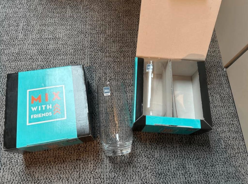 4 Zwiesel Glazen - Nieuw in Doos!, Ophalen of Verzenden, Nieuw, Frisdrankglas