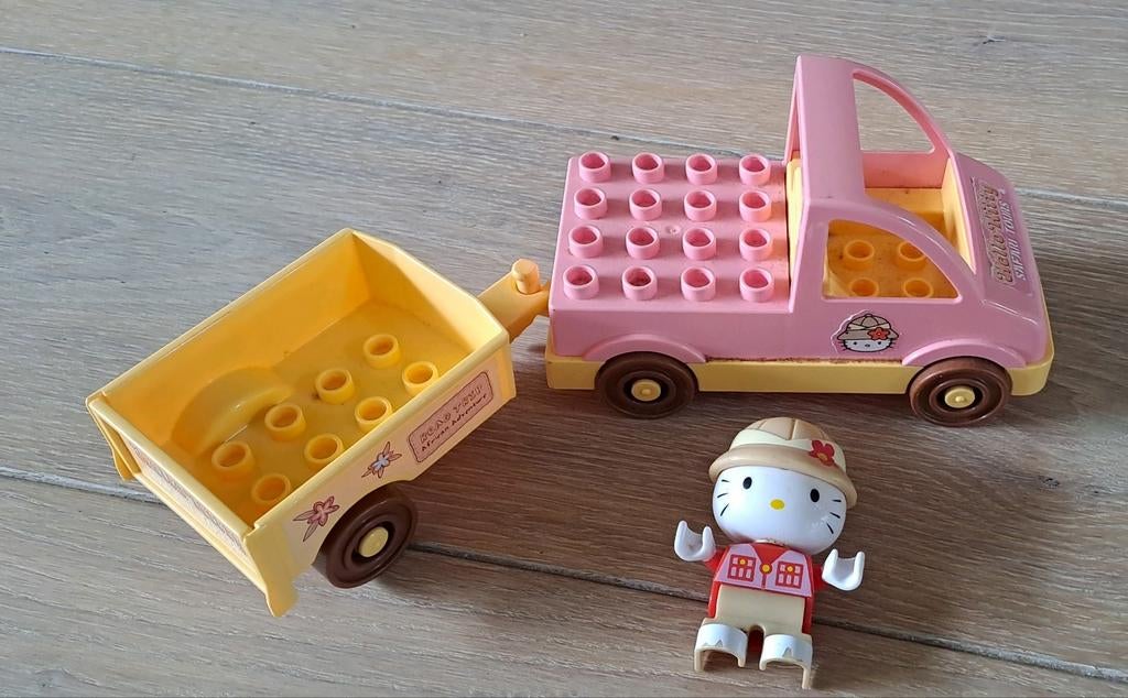 Duplo Hello Kitty Safariauto, Ophalen of Verzenden, Zo goed als nieuw, Complete set