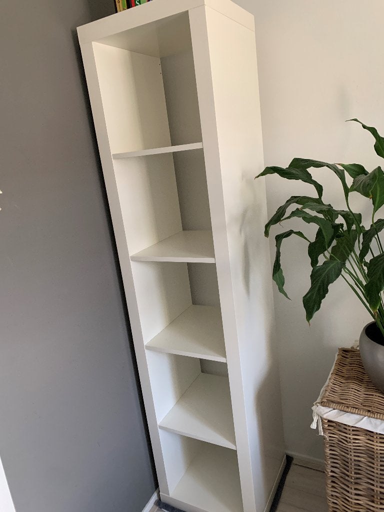 Ikea Expedit (nu Kallax) 1x5 vakkenkast, Ophalen, Gebruikt, IKEA, Bureau-kast combinatie