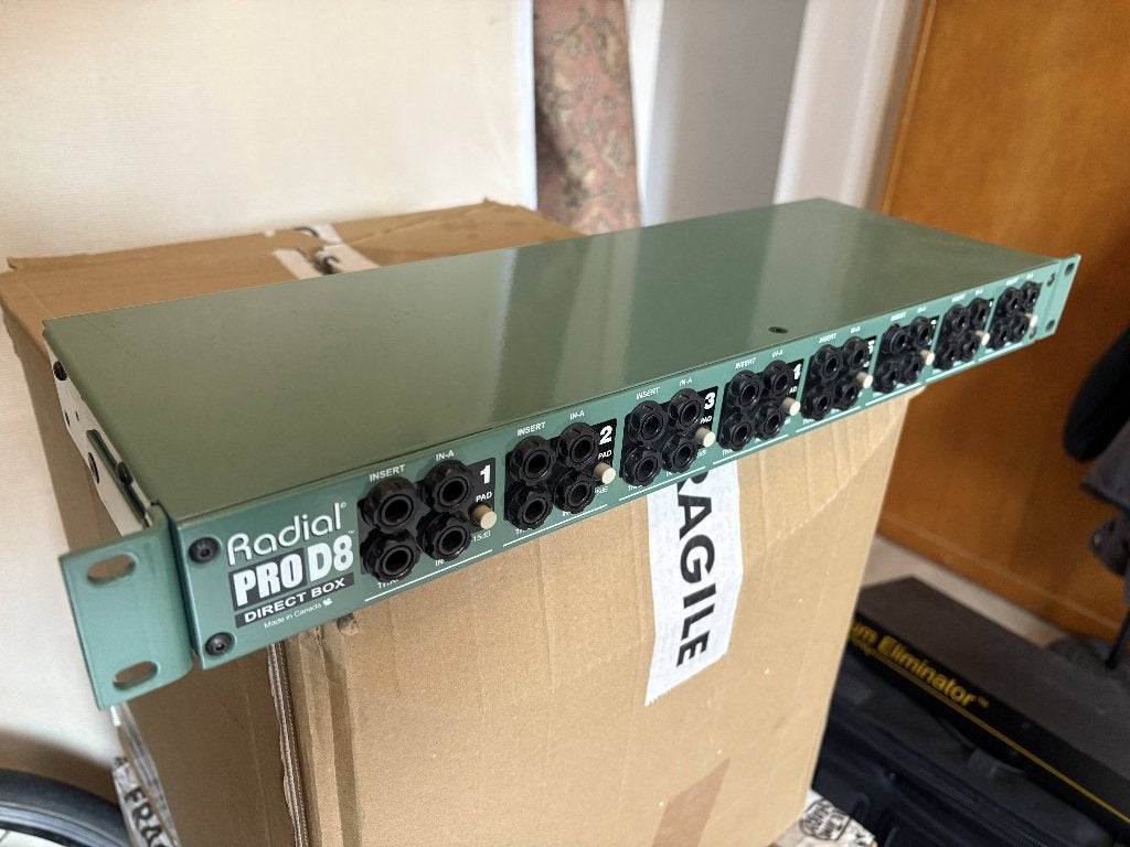 Radial ProD8 8-channel rackmount DI 1U, Ophalen of Verzenden, Gebruikt