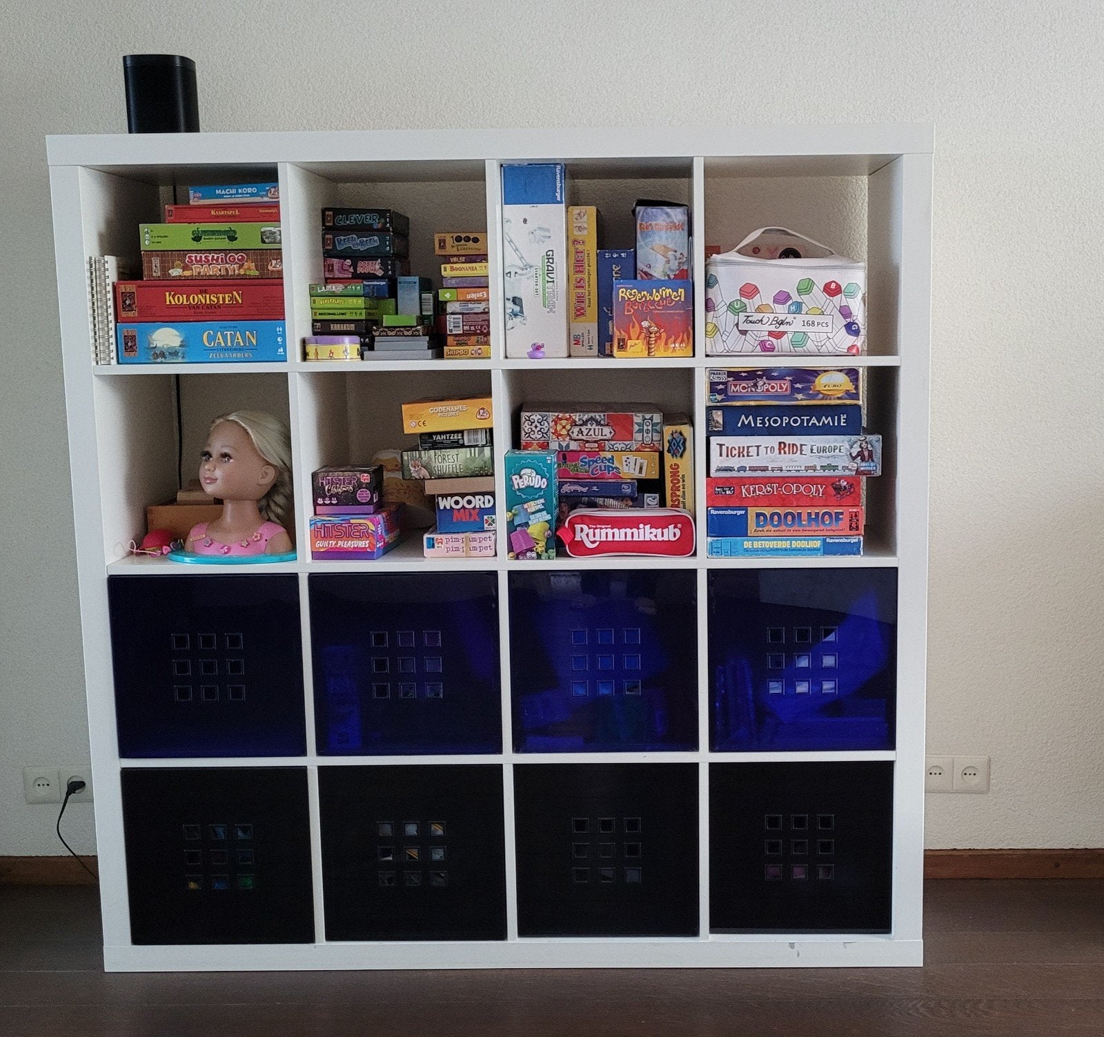 IKEA Kallax/Expedit kast wit, Ophalen, Gebruikt, 100 tot 150 cm, 50 tot 100 cm