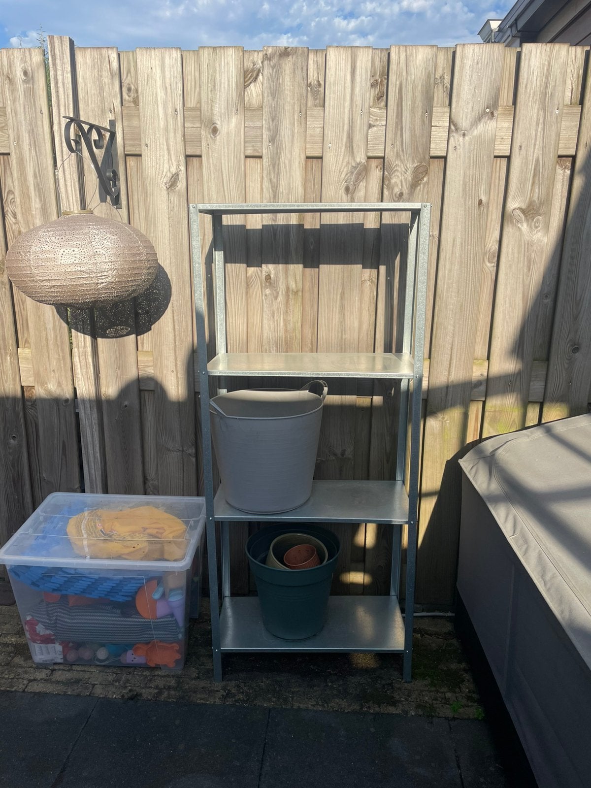 Hyllis stellingkast Ikea tuinkast, Ophalen, Gebruikt