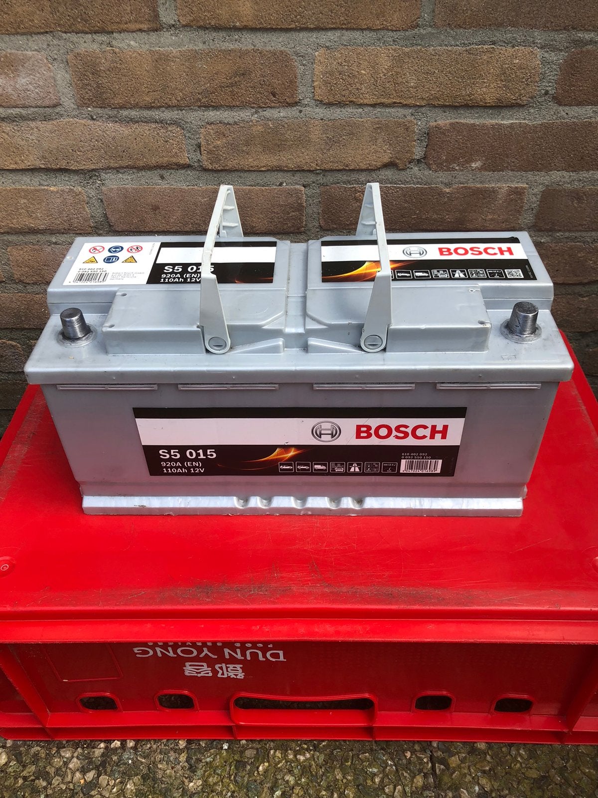 BOSCH 110 Ah 920 A(EN) startaccu/batterij, Ophalen, Gebruikt