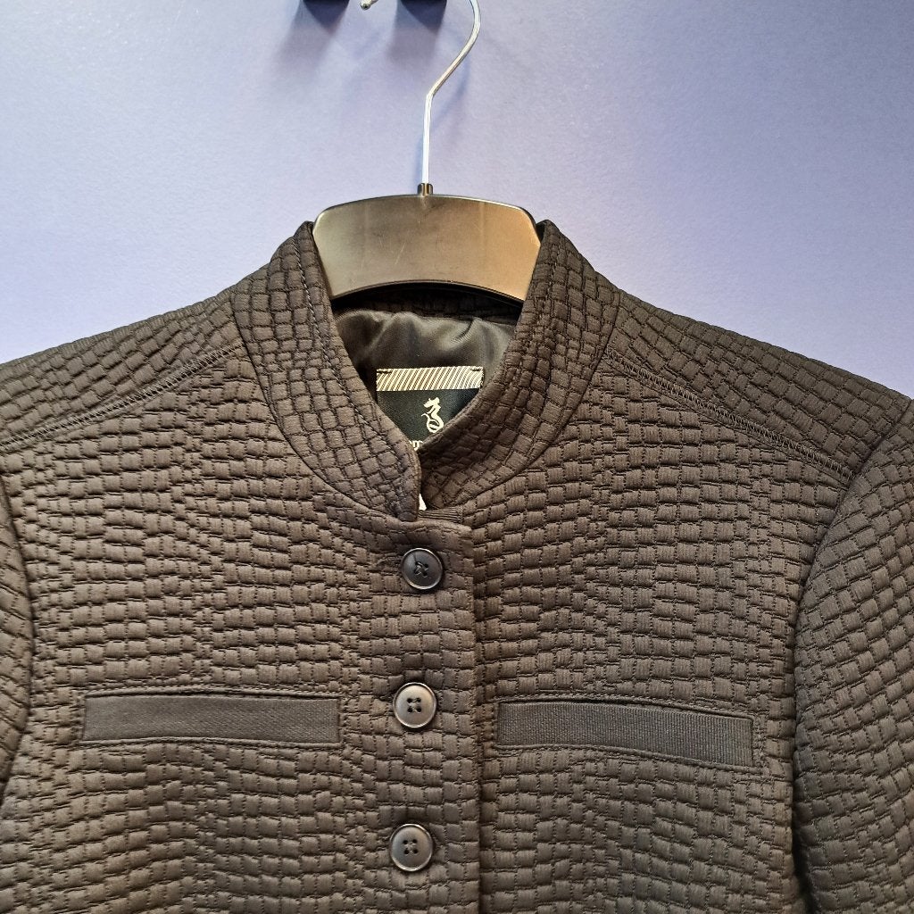 Summum blazer dikke stof zwart patroon veel knopen 36 46716, Summum, ., Zwart, Ophalen of Verzenden