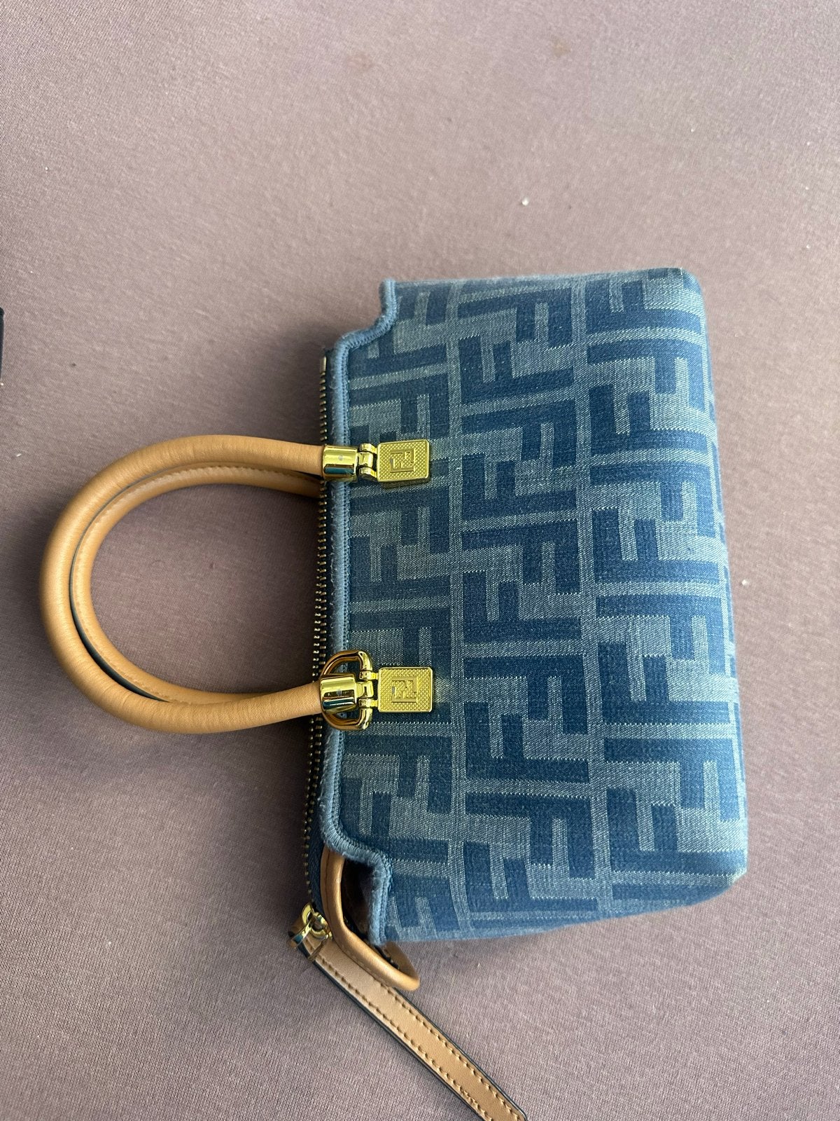 Mini Tasje - Blauw incl band, Sieraden, Tassen en Uiterlijk, Ophalen of Verzenden, Zo goed als nieuw, Blauw, Avondtasje