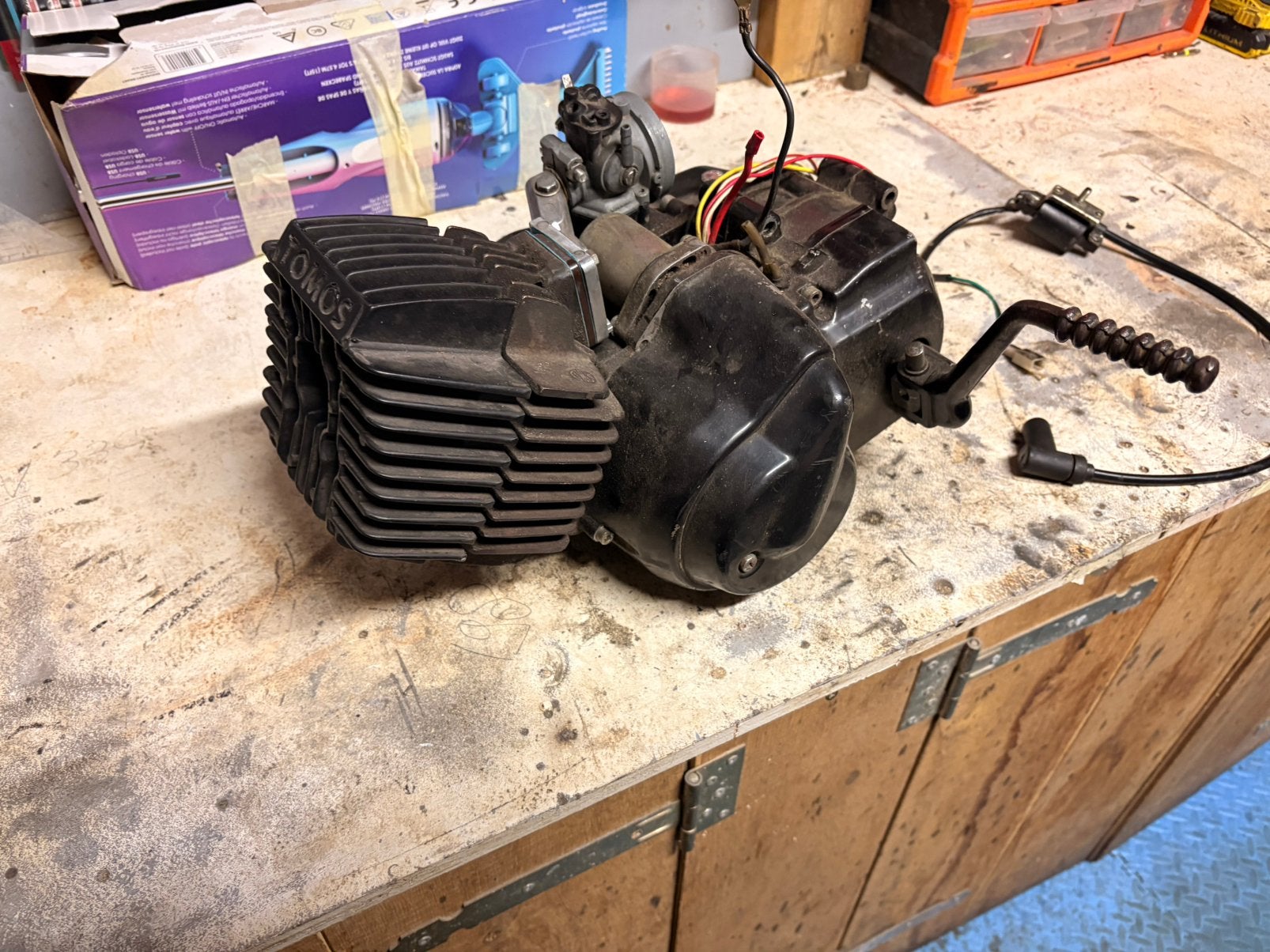 Tomos a52 blok, Fietsen en Brommers, Ophalen, Gebruikt, 50 cc, Overige modellen