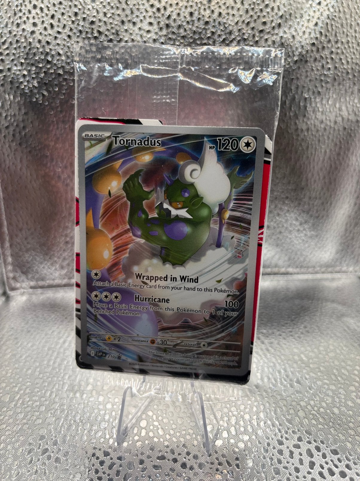 Tornadus (SVP 210) SV Black Star Promos - Singles, Ophalen of Verzenden, Nieuw, Losse kaart, Foil