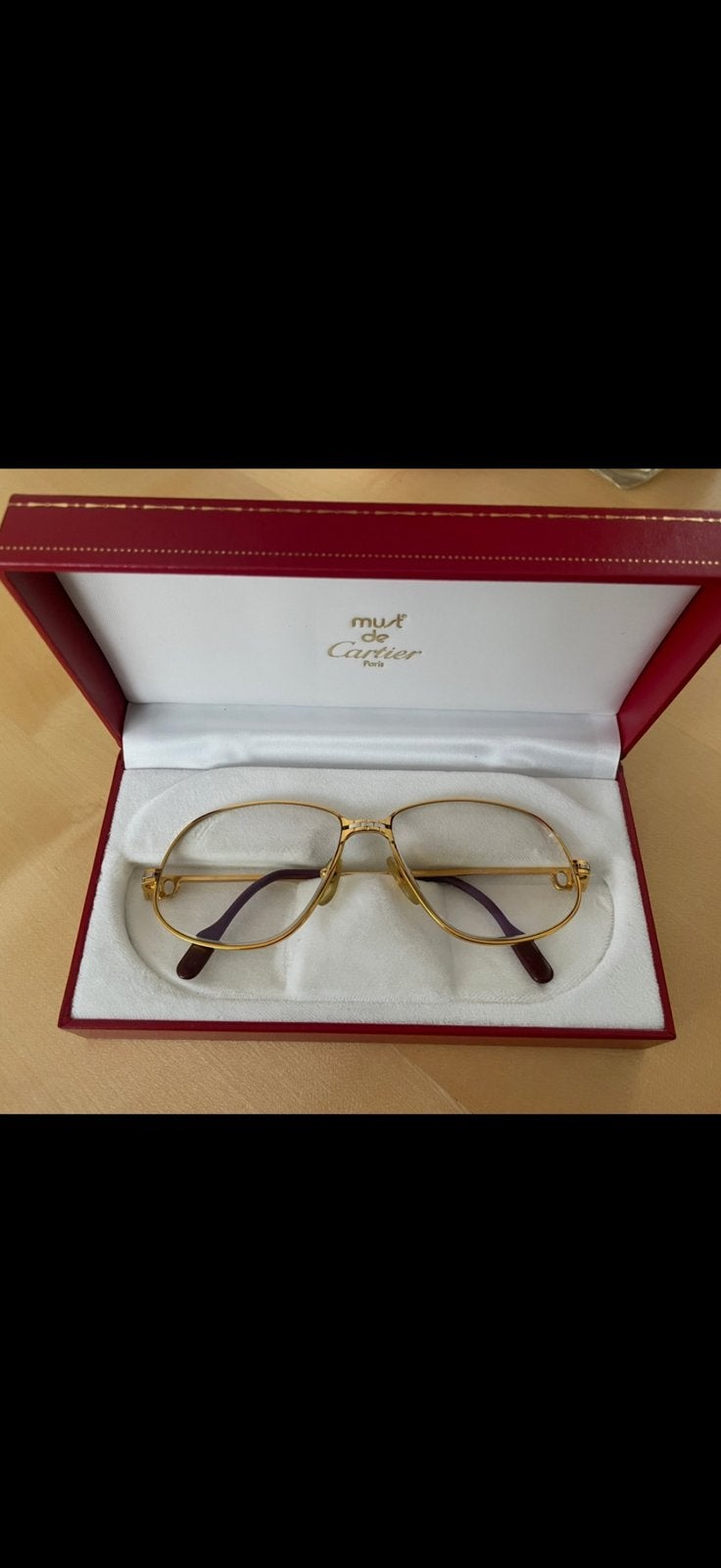 Vintage Cartier bril, Overige merken, Gebruikt, Overige kleuren, Ophalen of Verzenden