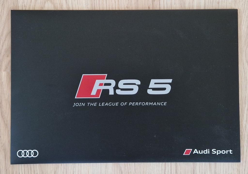 Folder Audi RS5 Coupé, Ophalen of Verzenden, Zo goed als nieuw, Audi