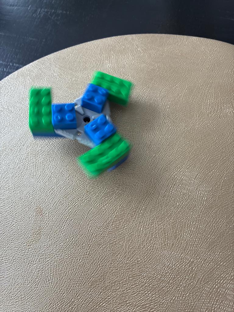 LEGO Fidget Spinner Groen Blauw - Zo goed als nieuw, Kinderen en Baby's, Ophalen of Verzenden, Zo goed als nieuw, Overige merken