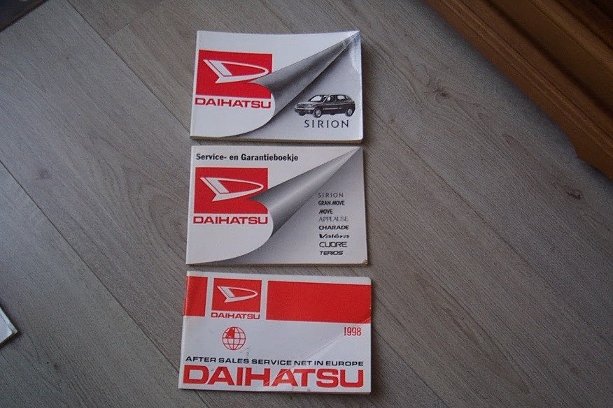 Gebruikershandleiding+div DAIHATSU SIRION  1998/2002, Ophalen of Verzenden