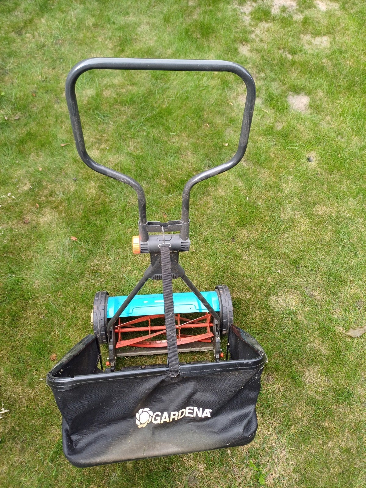 Grasmaaier Gardena, Tuin en Terras, Ophalen, Gebruikt, Handgrasmaaier, Opvangbak