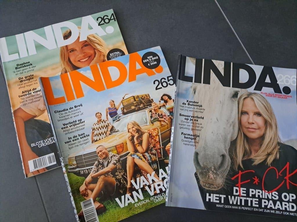Linda nummer 264, 265 en 266, Ophalen of Verzenden, Zo goed als nieuw, Damesbladen