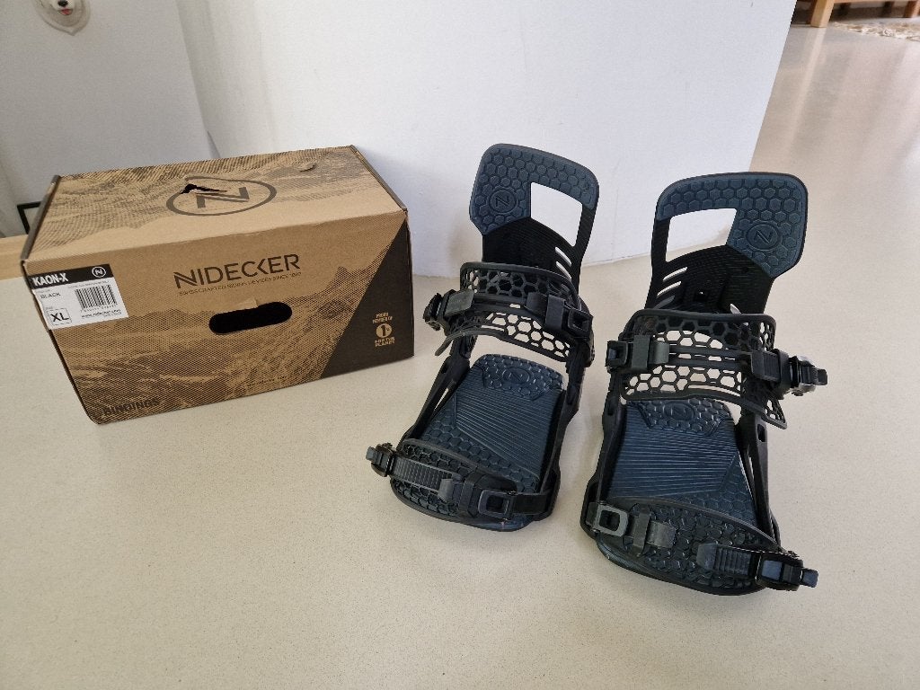 Nidecker Kaon X bindings XL (als nieuw), Sport en Fitness, Snowboarden, Ophalen of Verzenden, Zo goed als nieuw, Bindingen