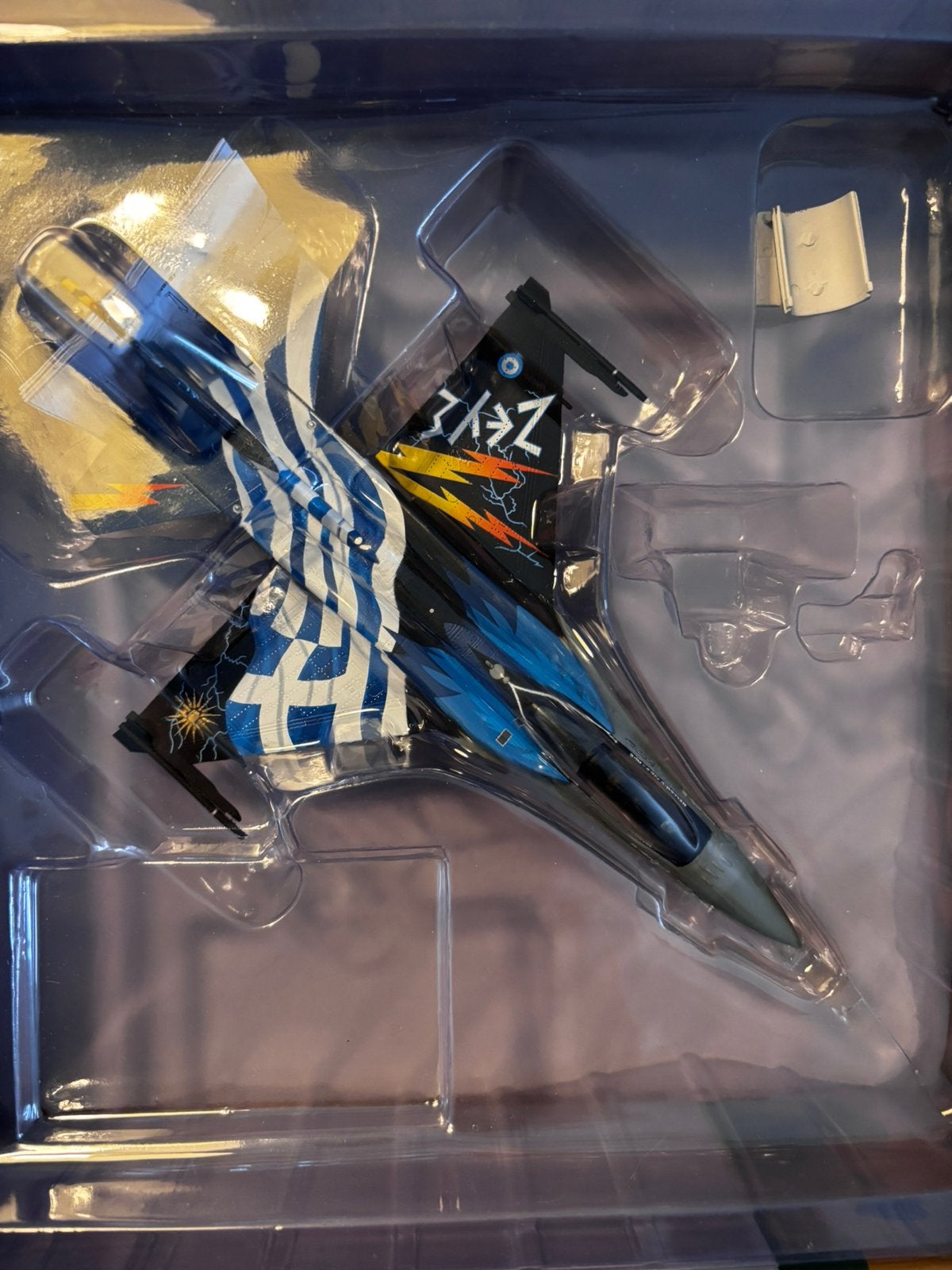 Herpa 580380 F-16 Zeus, Hobby en Vrije tijd, Overige merken, 1:72 tot 1:144, Ophalen of Verzenden, Zo goed als nieuw