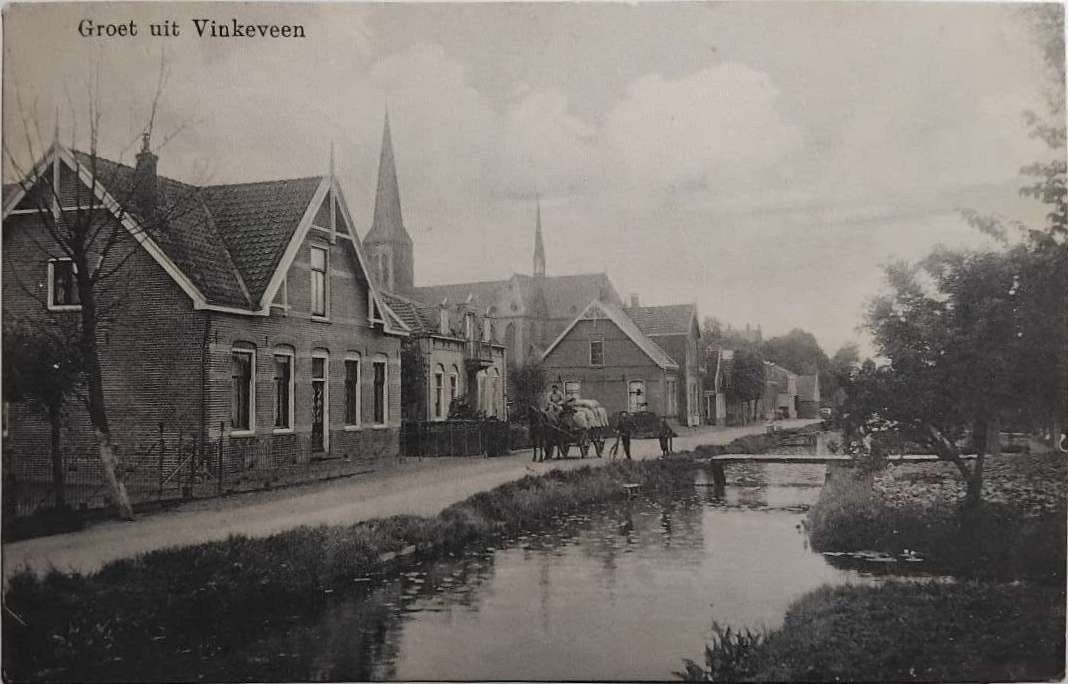 Vinkeveen 1917 WOI Militaire Veldpost Inkwartiering Café, Verzamelen, Ophalen of Verzenden, Voor 1920, Gelopen, Utrecht