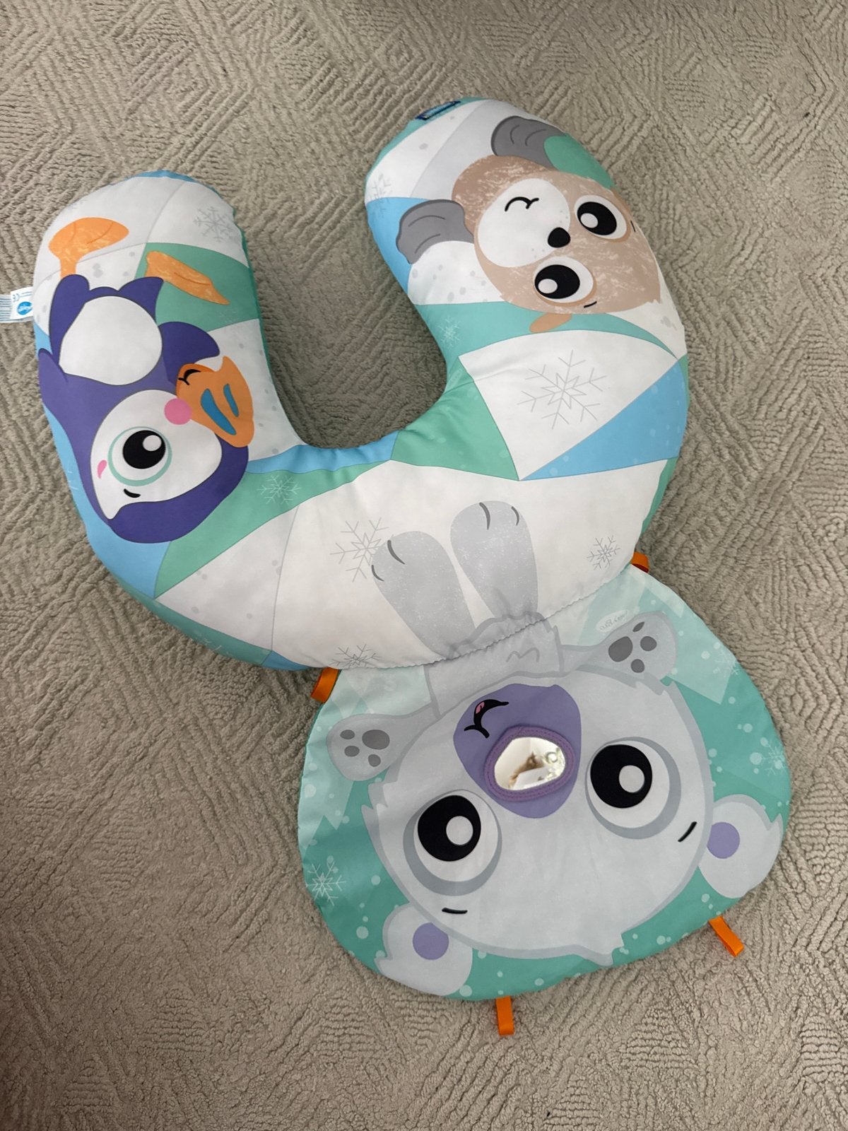 Fisher-Price buikkussen met speelkleed, Ophalen, Zo goed als nieuw, Speelkleed