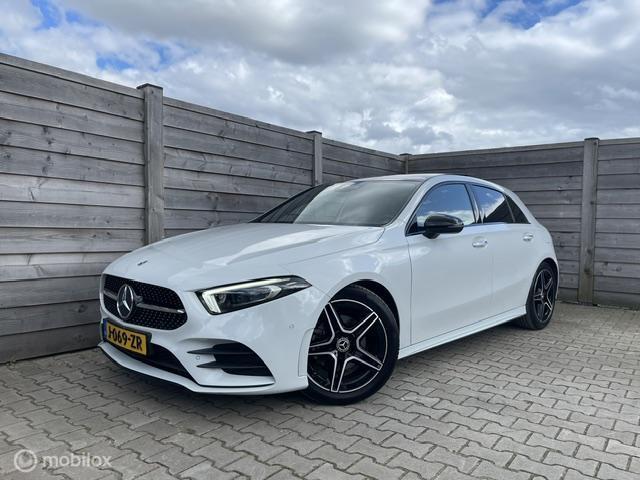 Mercedes A-klasse 180 Business Solution AMG Matrix-Stoelvw-P, 136 pk, Gebruikt, 4 cilinders, Leder en Stof