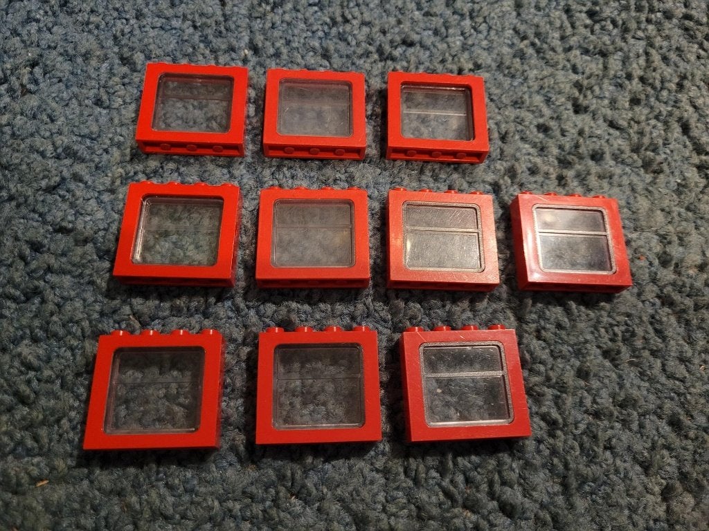 Partij i164=10x Lego trein ramen (Meerdere setjes)