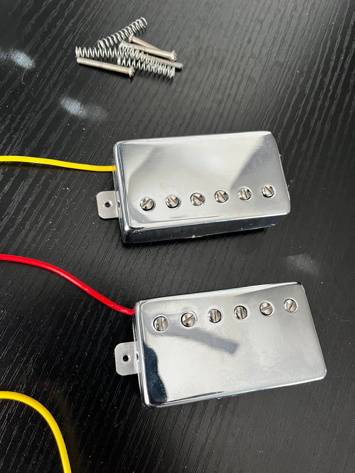 Set humbuckers chroom pickups, Ophalen of Verzenden, Zo goed als nieuw, Elektrische gitaar