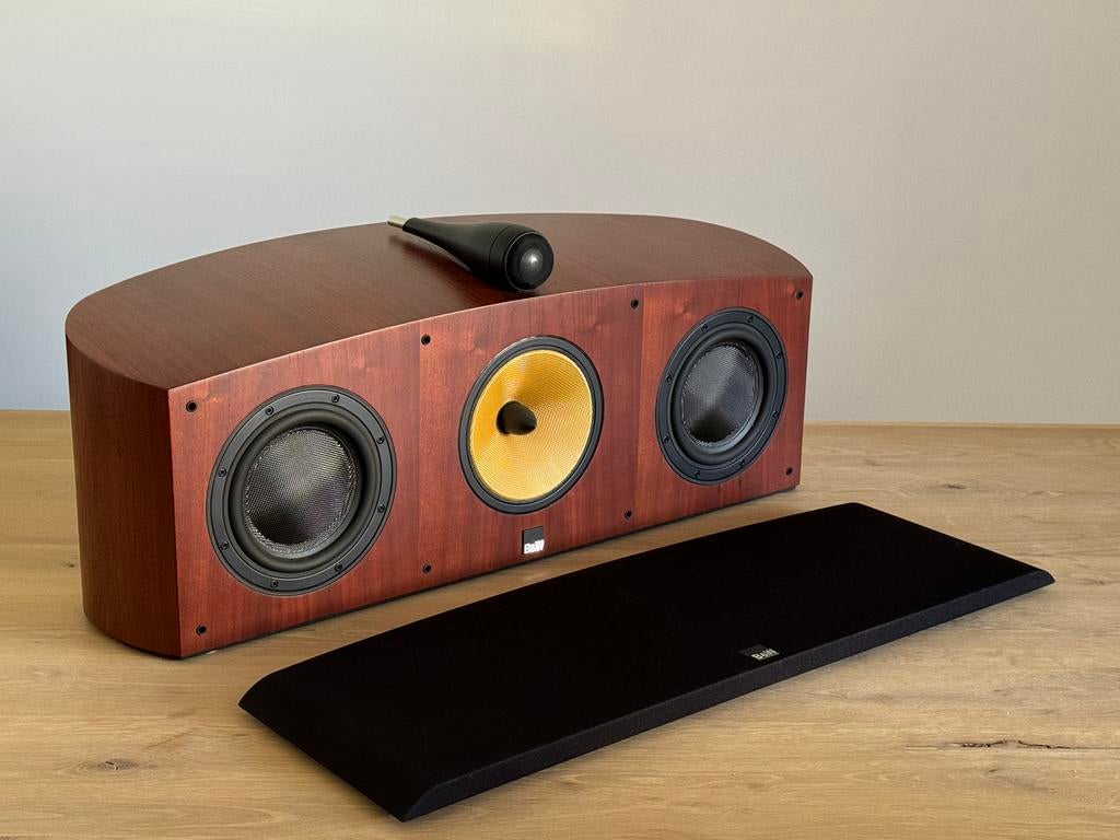 B&W HTM3S Center Speaker Rosenut, Audio, Tv en Foto, Luidsprekers, Ophalen, Zo goed als nieuw, Center speaker, Bowers & Wilkins (B&W)
