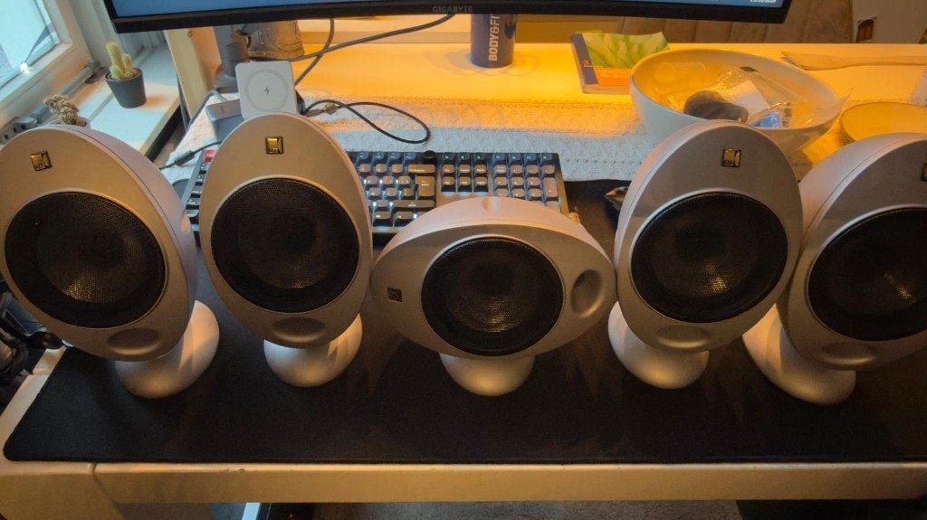 KEF Eitjes 5.0 (alle 5), Ophalen of Verzenden, Zo goed als nieuw, KEF