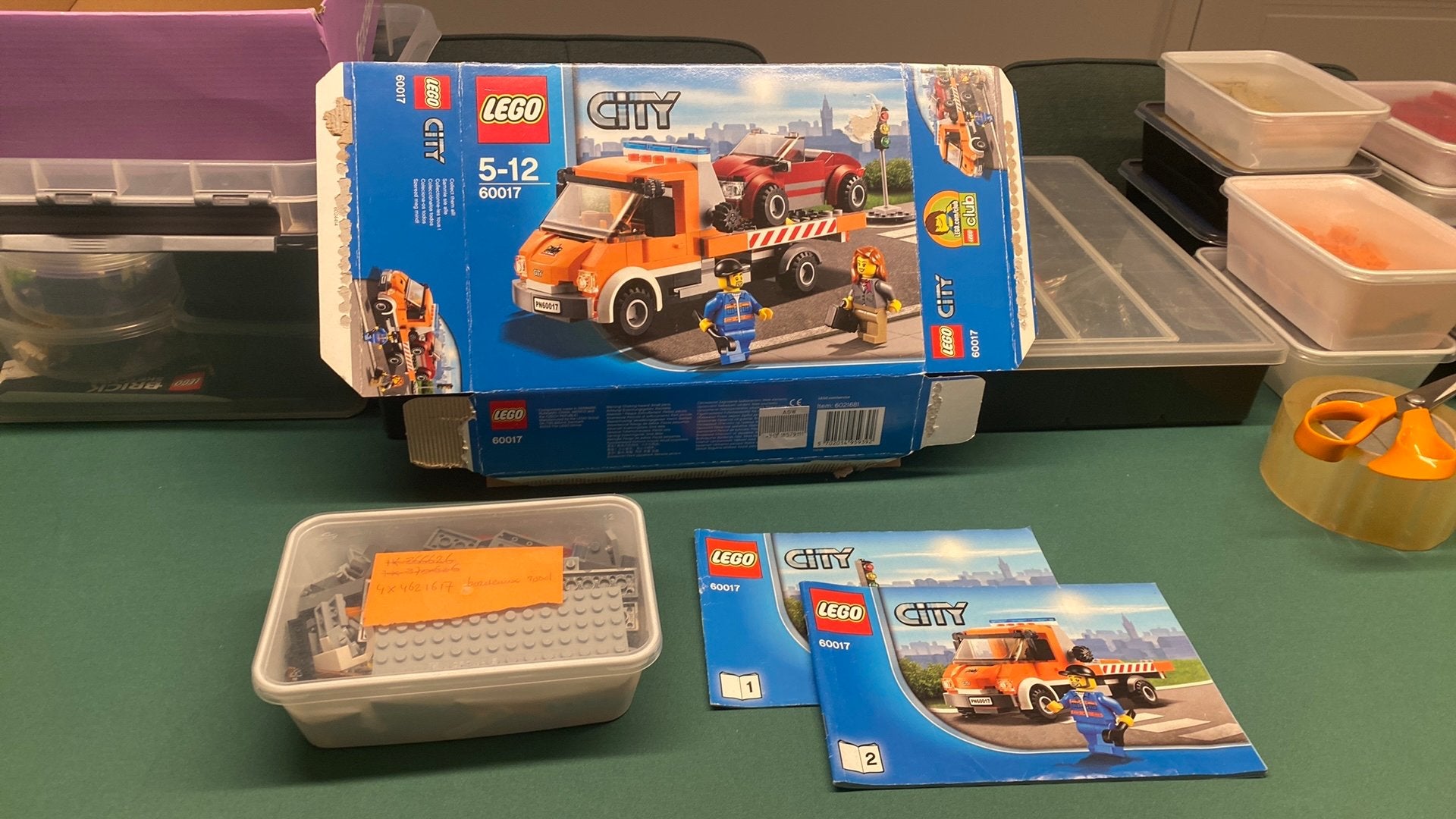 LEGO City 60017, Lego, Ophalen of Verzenden, Complete set, Inclusief minifiguren