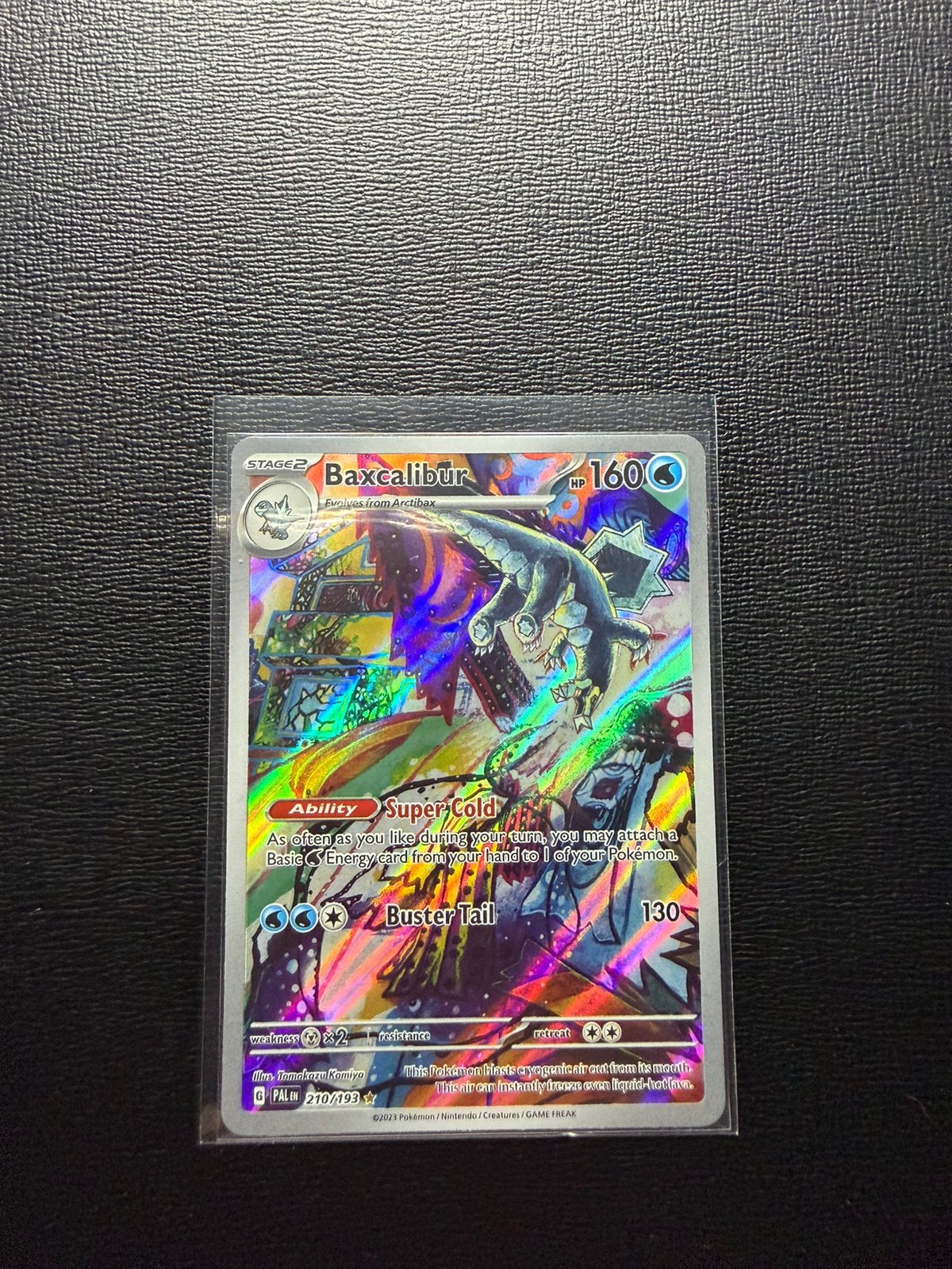 Baxcalibur Paldea Evolved 210/193, Ophalen of Verzenden, Nieuw, Losse kaart