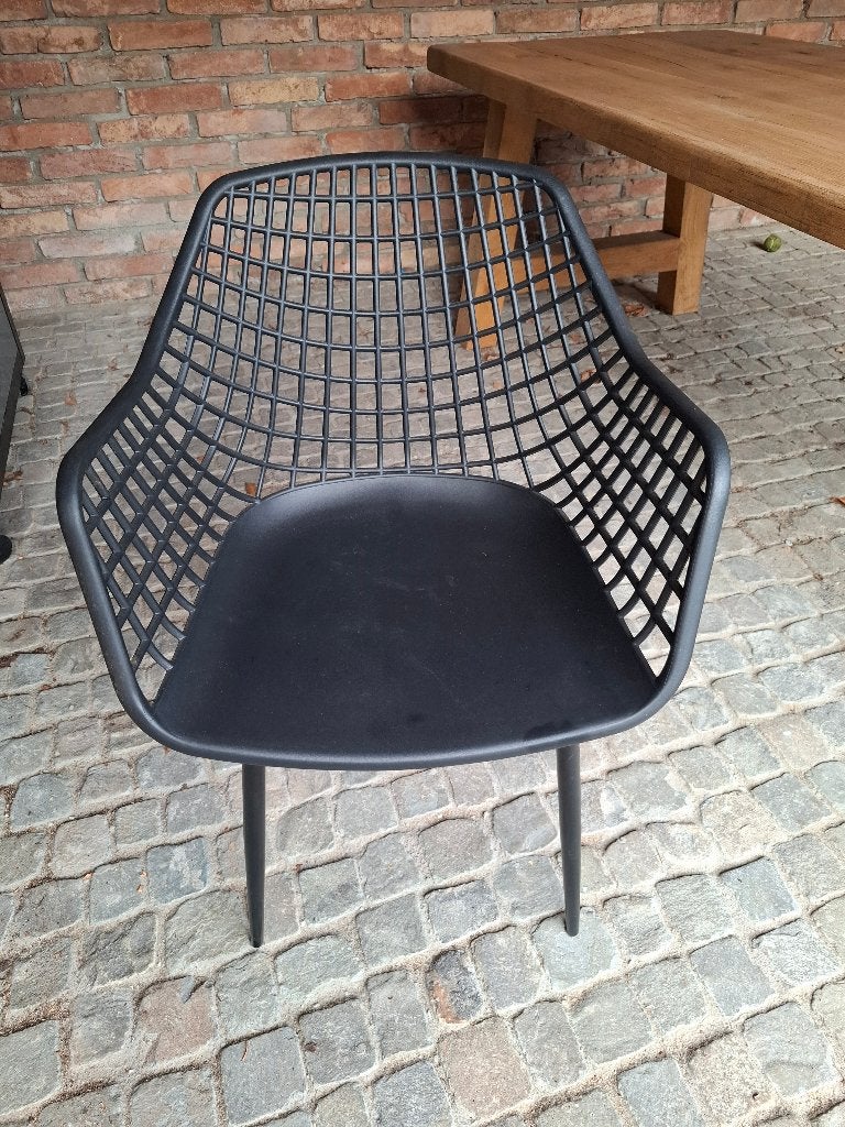 4 mooie tuinstoelen, Ophalen, Zo goed als nieuw, Kunststof